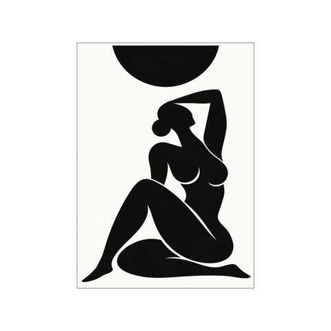 Abstract Black Nude