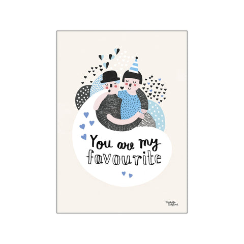 Favourite — Art print by Michelle Carlslund - Kids from Poster & Frame