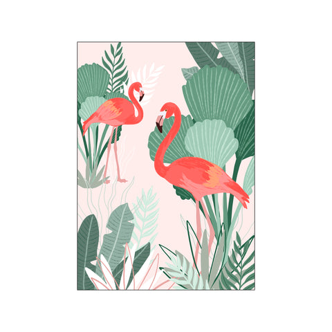 Flamingo Dreams — Art print by Goed Blauw from Poster & Frame