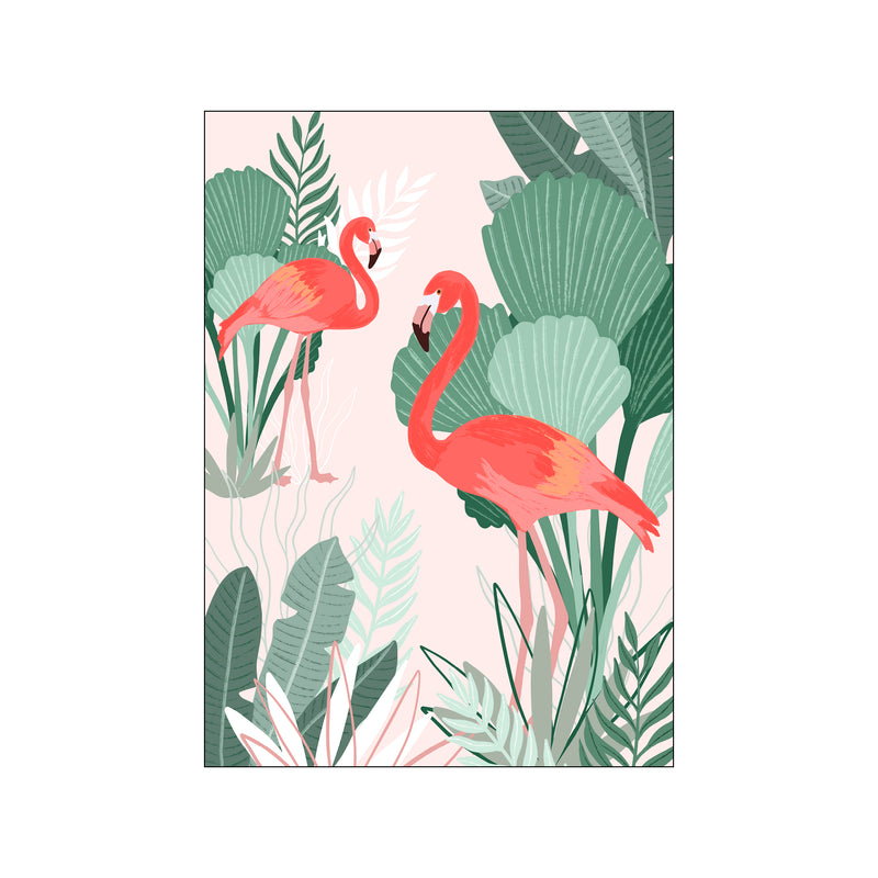 Flamingo Dreams — Art print by Goed Blauw from Poster & Frame