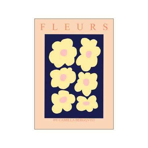 Fleurs Blå — Art print by Camilla Bergqvist from Poster & Frame