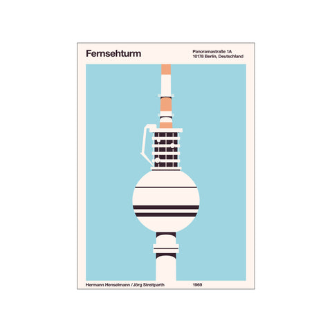 Fernsehturm — Art print by Florent Bodart from Poster & Frame