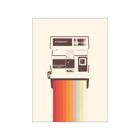 Instant Camera Rainbow — Art print by Florent Bodart from Poster & Frame