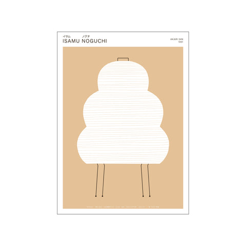 Noguchi Akari 24N-01 — Art print by Florent Bodart from Poster & Frame