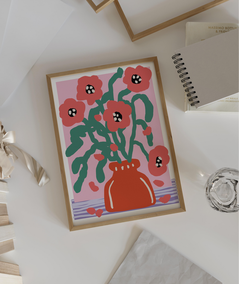 Flower Impression — Art print by Treechild from Poster & Frame