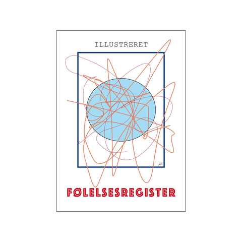 Følelsesregister — Art print by Justesen Plakater from Poster & Frame
