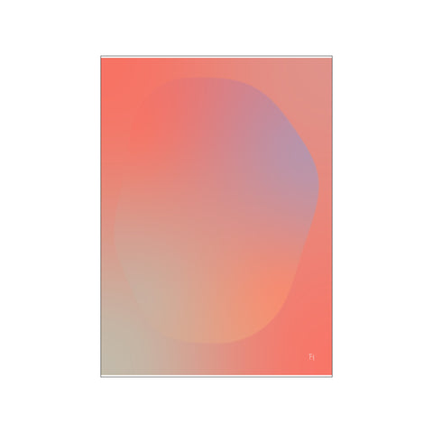 Big Scale Gradient Orange — Art print by Fōmu illustrations from Poster & Frame