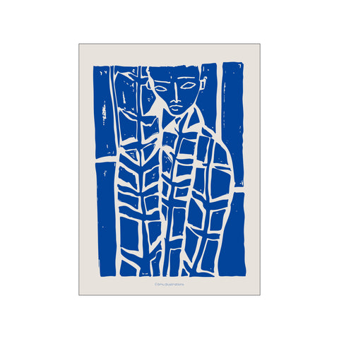 Boy Blue — Art print by Fōmu illustrations from Poster & Frame