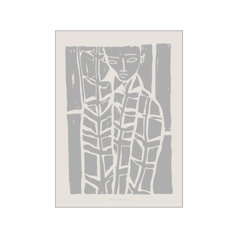 Boy Grey — Art print by Fōmu illustrations from Poster & Frame