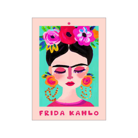Frida Kahlo Flowers — Art print by Fōmu illustrations from Poster & Frame