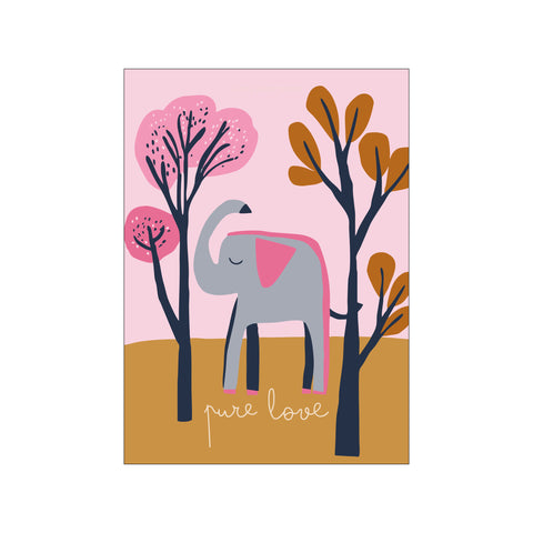 Pure Love Pink — Art print by Fōmu illustrations from Poster & Frame