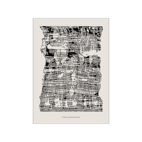 Wires Black — Art print by Fōmu illustrations from Poster & Frame