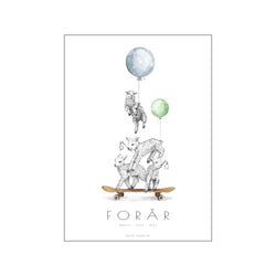 ÅRSTIDSPLAKAT - FORÅR — Art print by Wood Stories from Poster & Frame