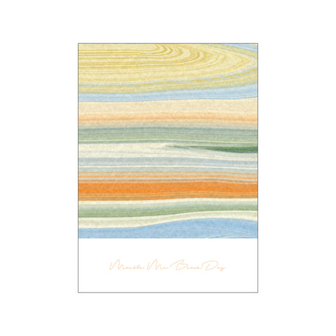Marble Me Beach Day — Art print by Form Faktory from Poster & Frame