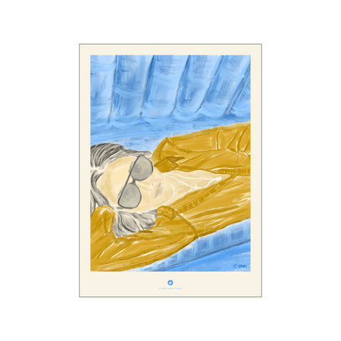 Lounging in Blue — Art print by Form Faktory from Poster & Frame