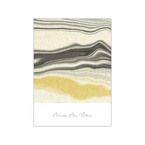 Marble Me Black — Art print by Form Faktory from Poster & Frame