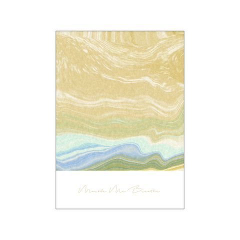 Marble Me Breathe — Art print by Form Faktory from Poster & Frame