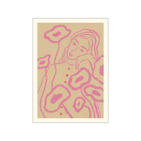 Oil Pastel in Pink — Art print by Form Faktory from Poster & Frame