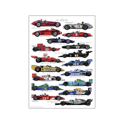 Formel 1 - Biler — Art print by David Sparshott from Poster & Frame