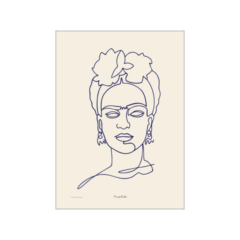 Oneliner no. 02 — Art print by Frida Kahlo from Poster & Frame