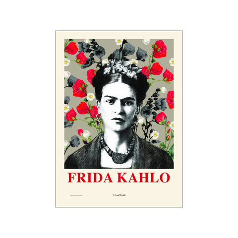 Poppy portrait — Art print by Frida Kahlo from Poster & Frame