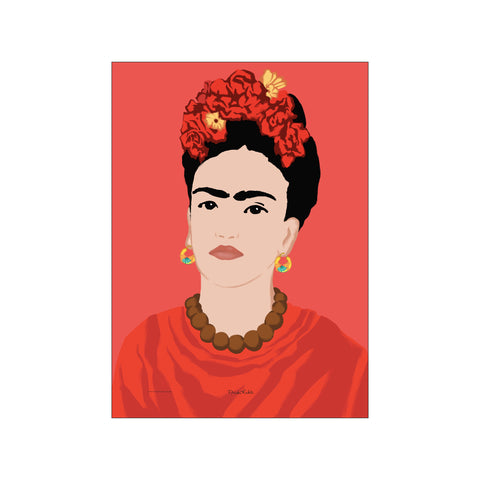 Red portrait — Art print by Frida Kahlo from Poster & Frame