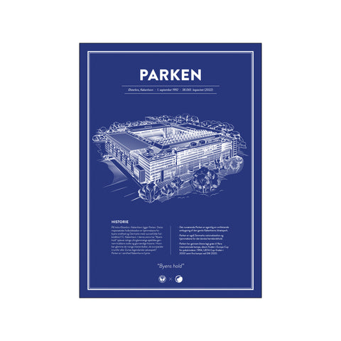 Parken — F.C. København (Color) — Art print by Fans Will Know from Poster & Frame