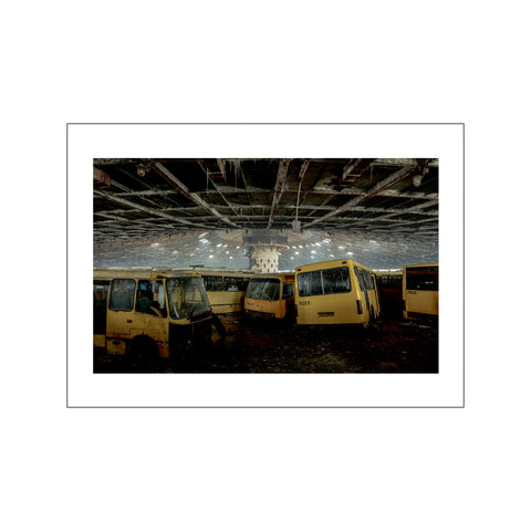 Garage No 7 — Art print by Forladte Steder from Poster & Frame