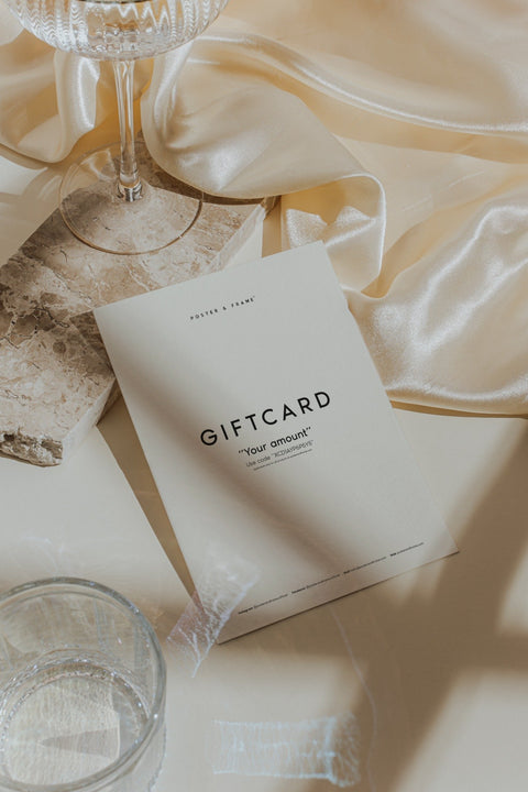Gift Card Poster & Frame