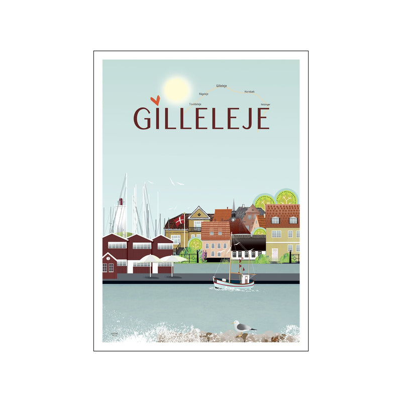 Gilleleje — Art print by Lydia Wienberg from Poster & Frame