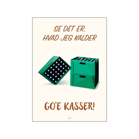 Gode kasser — Art print by Citatplakat from Poster & Frame