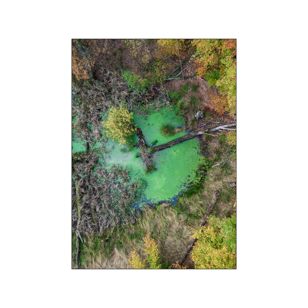 Green Pond No.1 — Art print by PLAKATfar from Poster & Frame