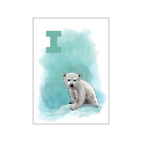 I Green Isbjørn — Art print by Tinasting from Poster & Frame