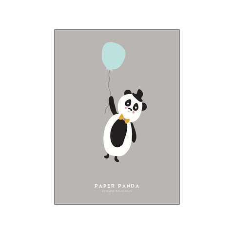 Papierpanda - Grau