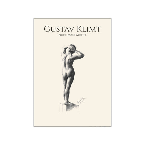 Gustav Klimt "Nude Male Model"