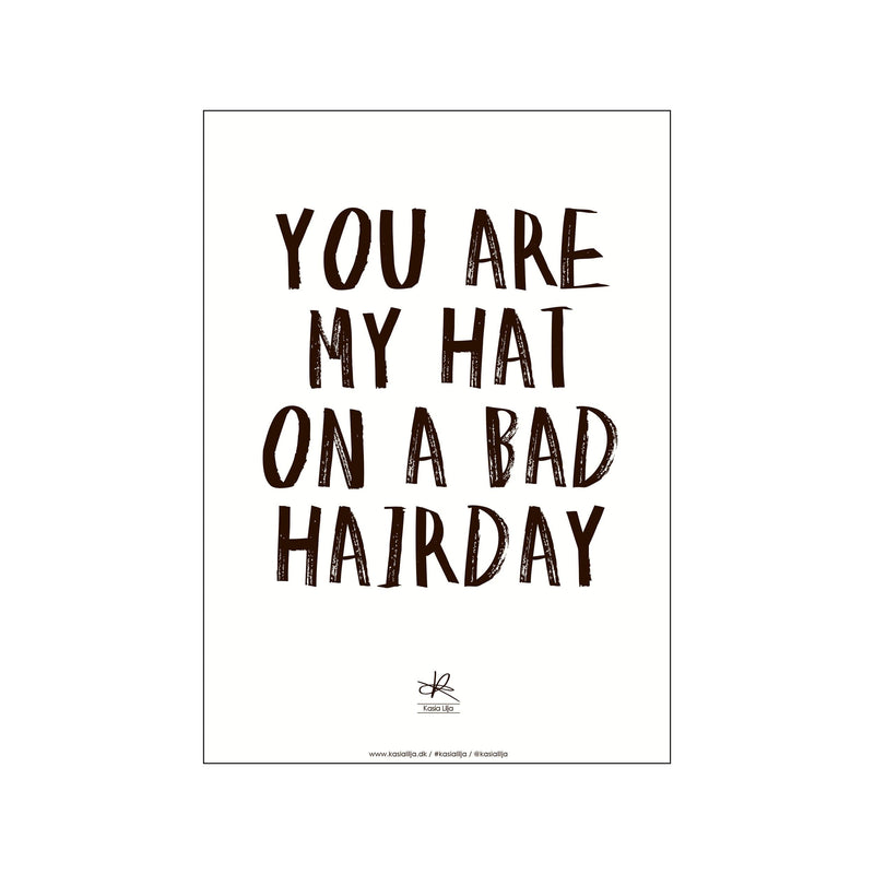 "Bad hairday" — Art print by Kasia Lilja from Poster & Frame