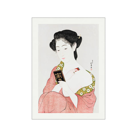 Japanese Woman Applying Powder (1918)