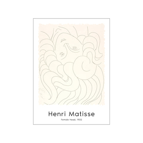 Female Head — Art print by Henri Matisse from Poster & Frame