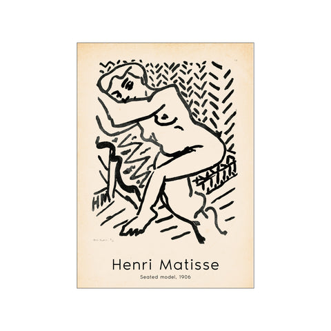 Seated Model — Art print by Henri Matisse from Poster & Frame