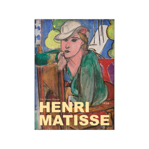 The Green Blouse — Art print by Henri Matisse from Poster & Frame