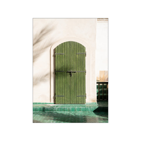 The Green Wooden Door — Art print by Henrike Schenk from Poster & Frame