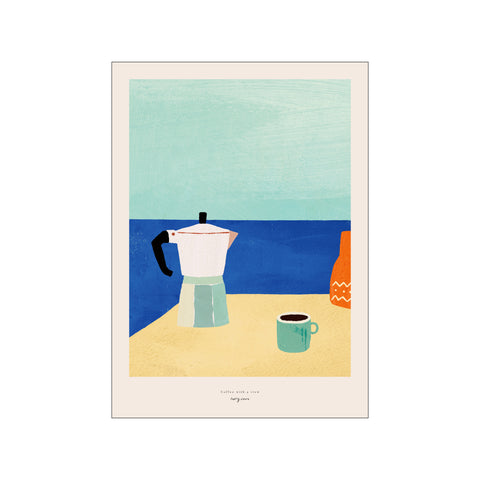 Coffee with a View — Art print by Henry Rivers from Poster & Frame
