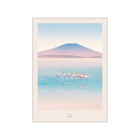 Flamingos — Art print by Henry Rivers from Poster & Frame