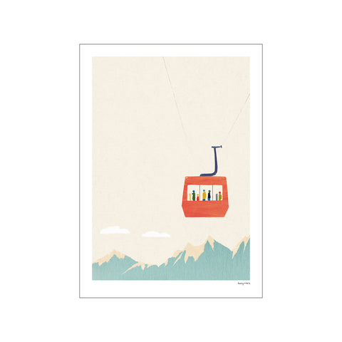Cable car - Skiing 2 — Art print by Henry Rivers from Poster & Frame