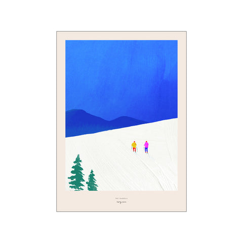 Ski buddies — Art print by Henry Rivers from Poster & Frame