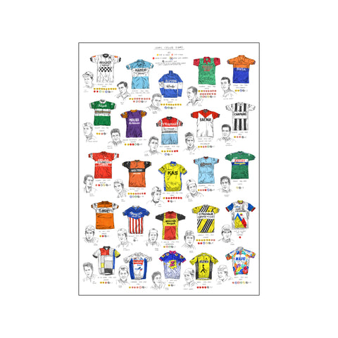 Ikoniske Cykelhold — Art print by David Sparshott from Poster & Frame