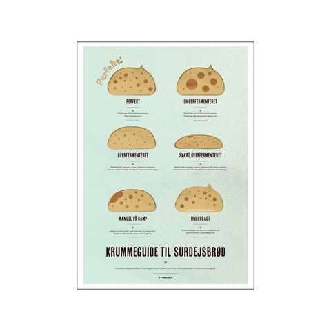 Surdejsbagning Krummeguide — Art print by I Made This from Poster & Frame