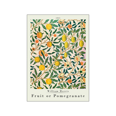 Pomegranate — Art print by William Morris from Poster & Frame