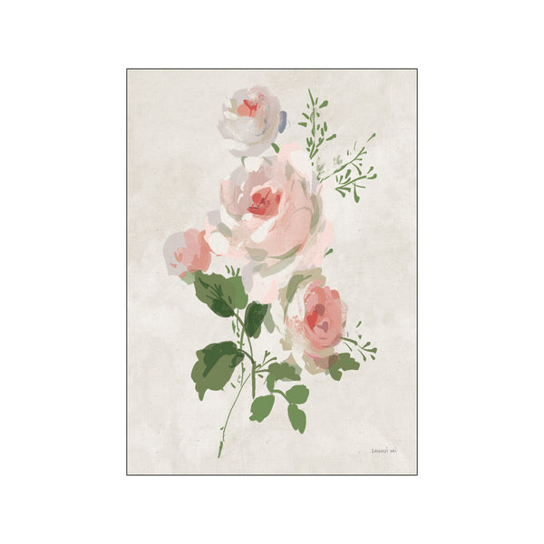 Impressionist Garden IV Neutral — Art print by Wild Apple from Poster & Frame
