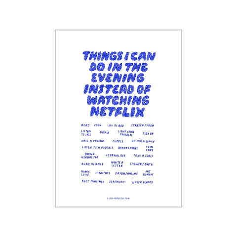 Instead of Netflix — Art print by Elise Esposito from Poster & Frame